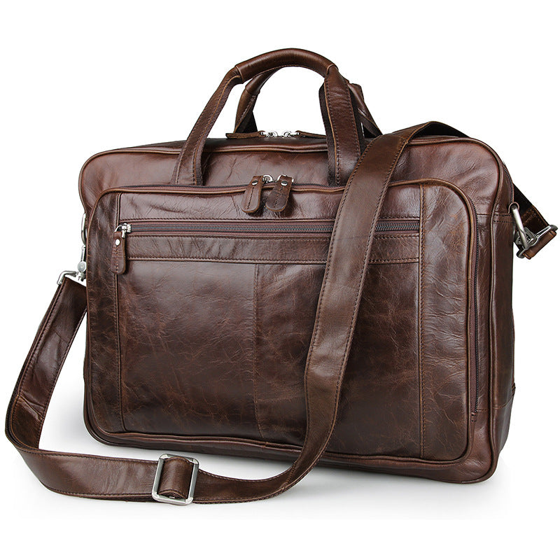 Men&#39;s leather briefcase
