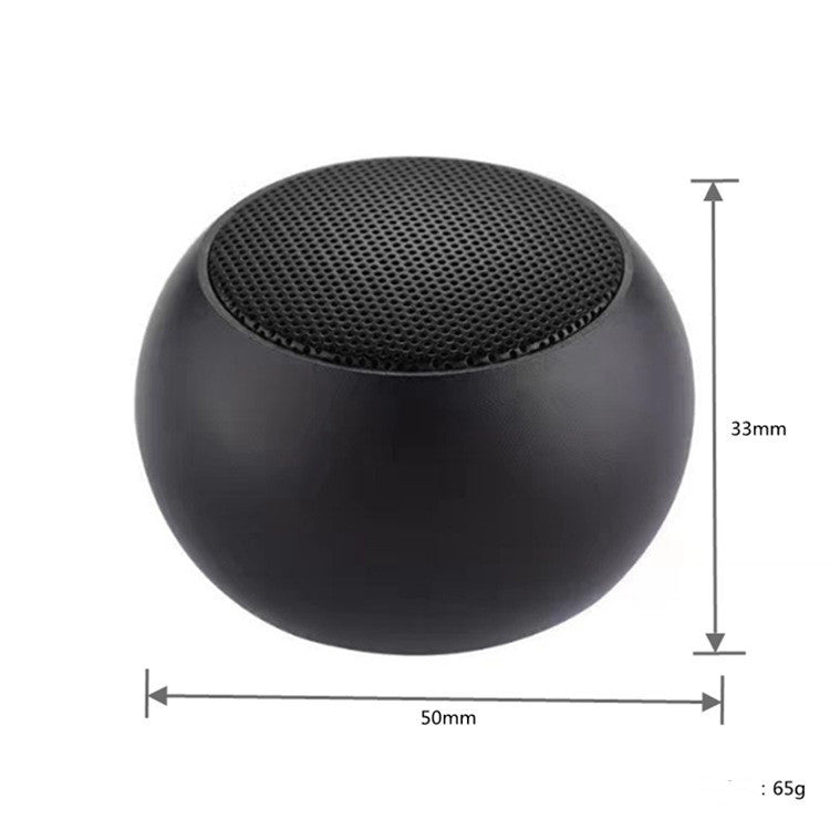 Retro Metal Portable Bluetooth Speaker Small Steel Cannon Small Stereo