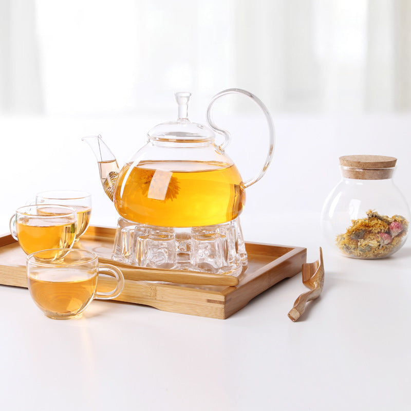 Heat-resistant glass wizard pot