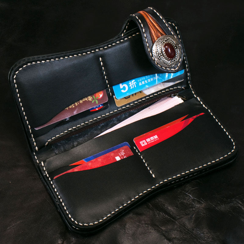 Fashionable Leather Wallet For Men&#39;s Long Style
