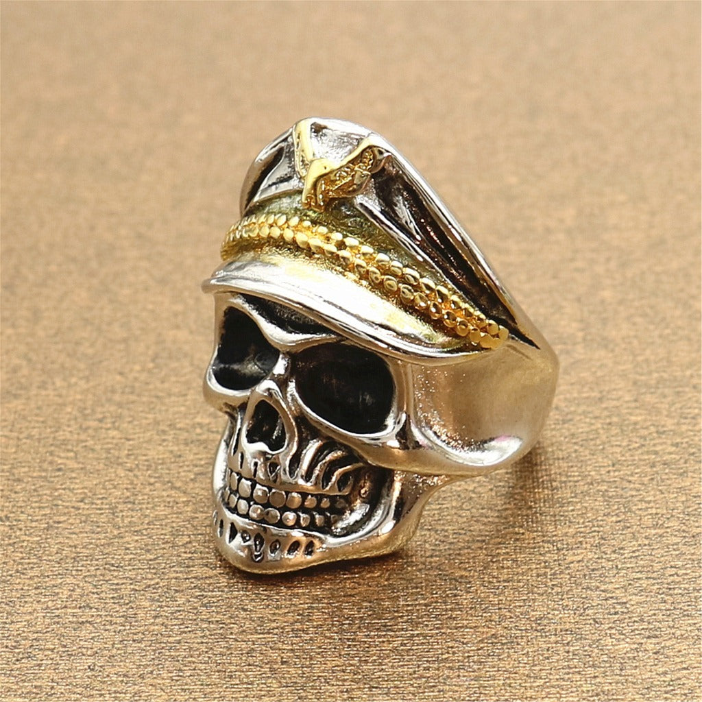 Retro Legion Skull Ring
