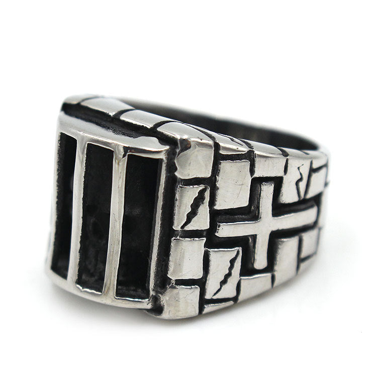 Titanium steel ghost head cross ring