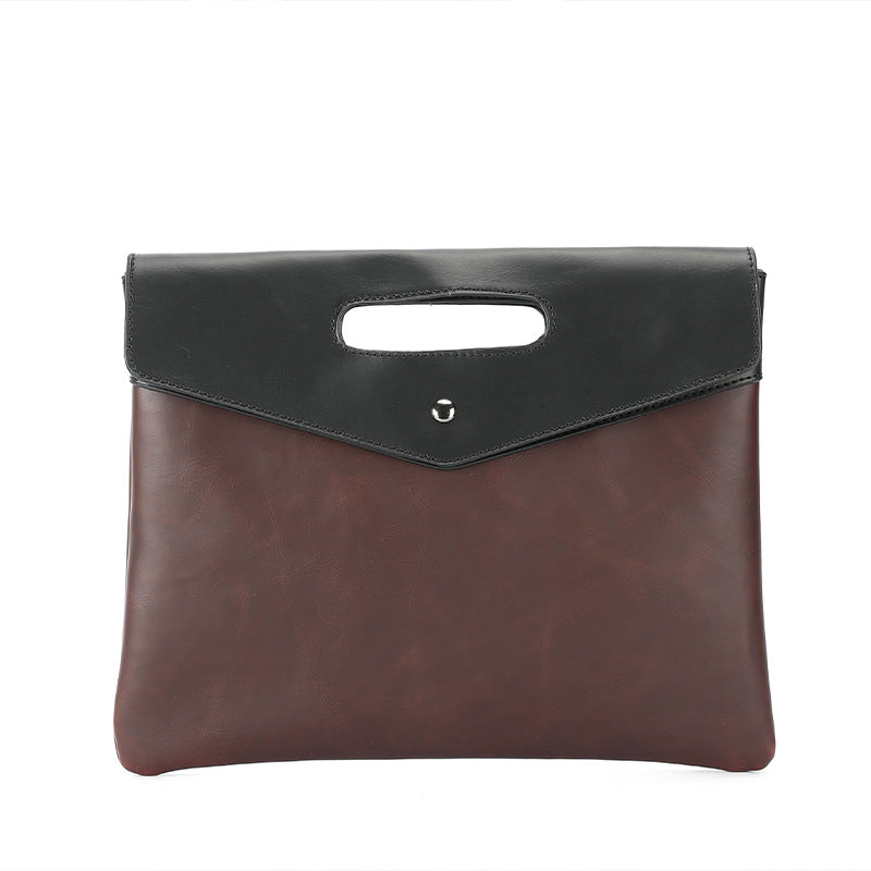 Men&#39;s Horseskin Trend Clutch File Bag