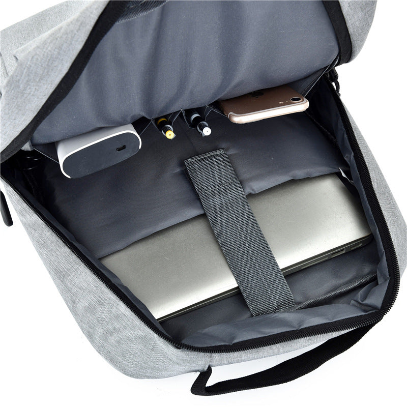 USB Backpack Simple Casual Backpack Female Computer Bag