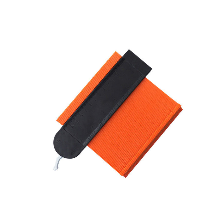 Encryption Widening Self-locking Contour Gauge Ruler
