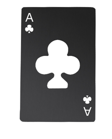 Beer Opener Creative Stainless Steel  Of Spades Playing Card