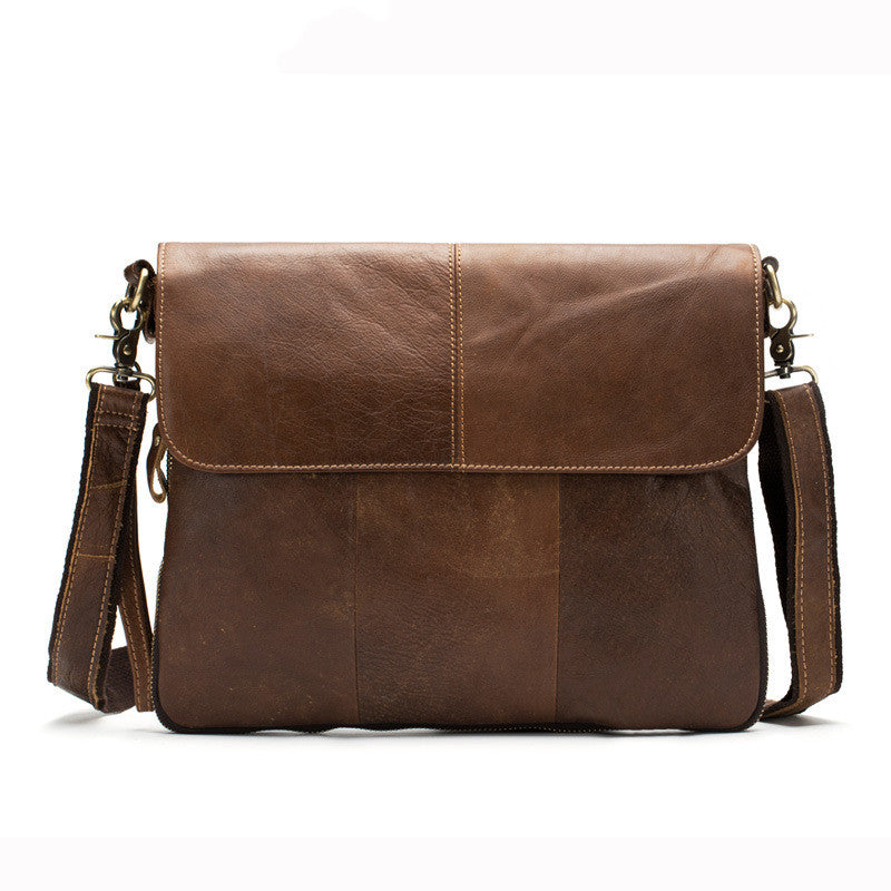 Men&#39;s business flap shoulder bag