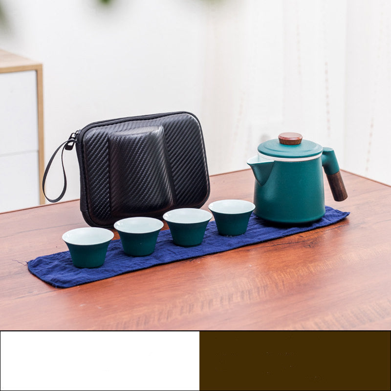 Travel Kung Fu Tea Set Small Ceramic Quick Guest Cup