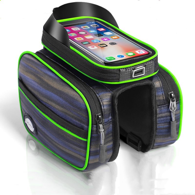 Mobile phone bicycle saddle bag