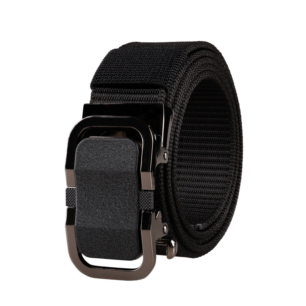 Men&#39;s Automatic Buckle Nylon Belt Outdoor Leisure