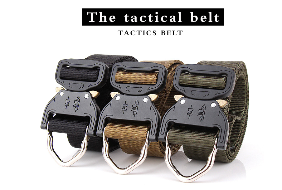Tactical belt multi-function rappelling special forces outdoor combat training military enthusiasts men&#39;s nylon armed belt