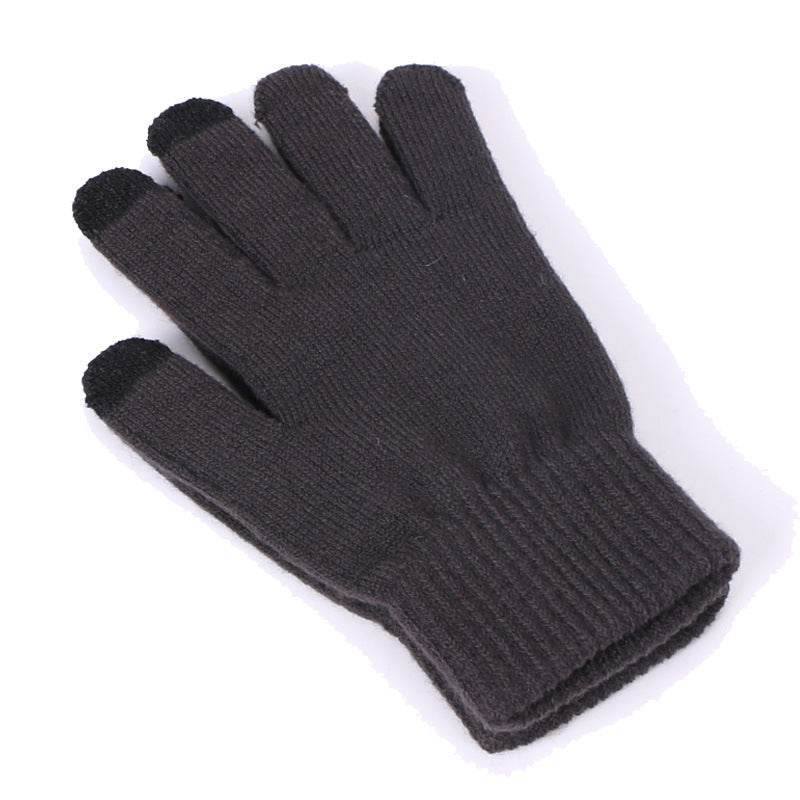 Men&#39;s And Women&#39;s Knitted Set Autumn And Winter Thickening