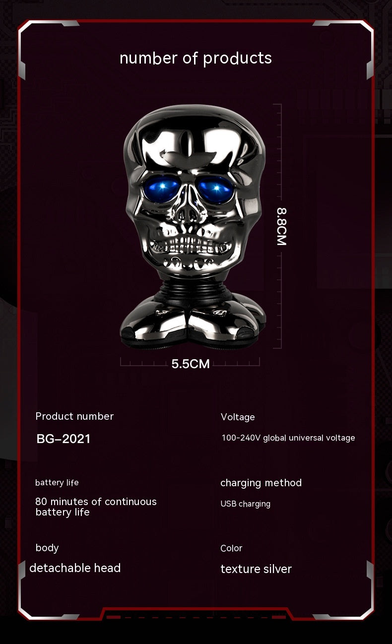 Multifunctional Skull Bald Hair Clipper Shaver