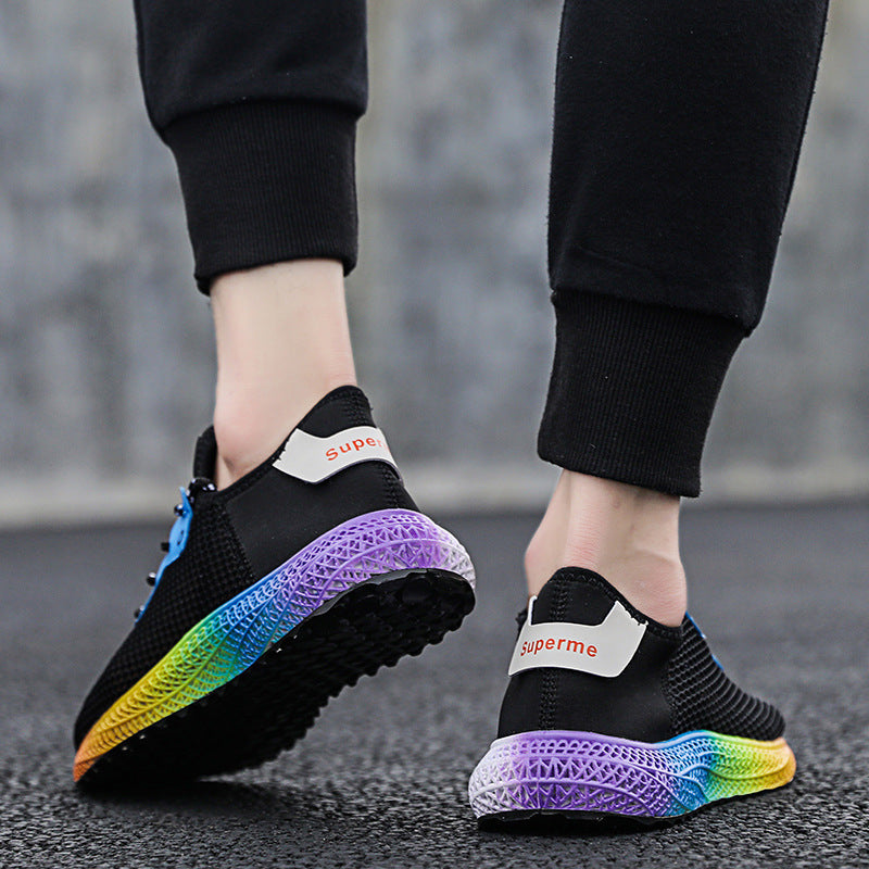 Breathable mesh men&#39;s shoes mesh sports shoes