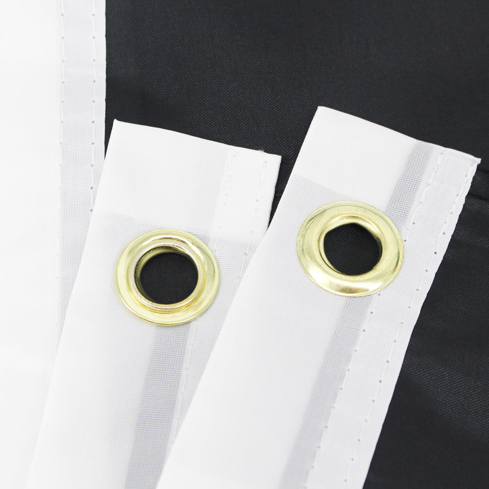 Rectangular Green Leaf Character Blunt Flag