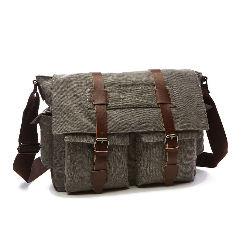 Canvas men&#39;s crossbody bag