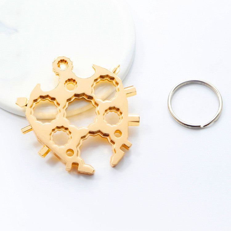 Octagonal Snowflake Universal Tool Card