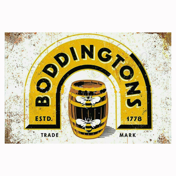 Retro Tin Painting Cocktail Bar Restaurant Shop Home Decoration