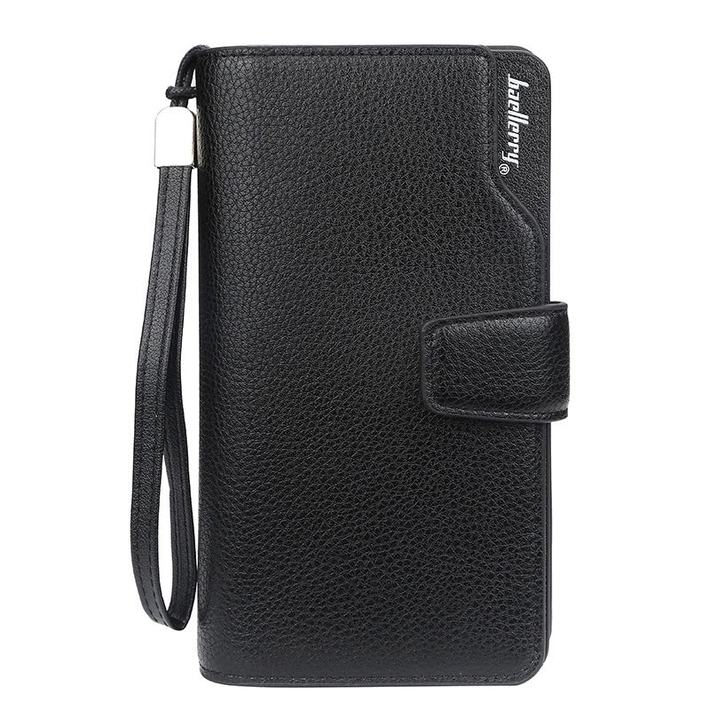 Men&#39;s Long European And American Large-capacity Clutch