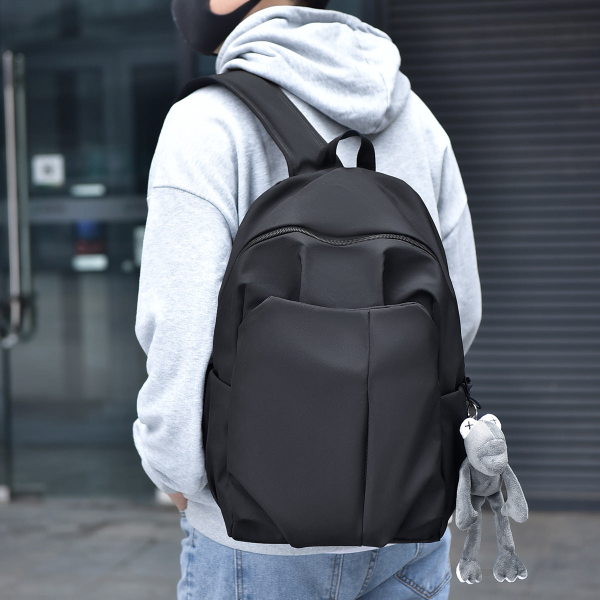 Casual Simple Large Capacity Men&#39;s Japanese Fashion Trendy Backpack
