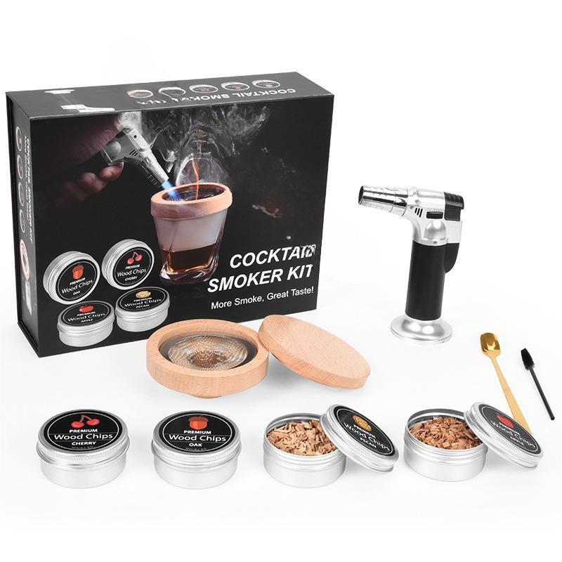 Cocktail Cooking Sawdust Smoker Wet Wine Kit