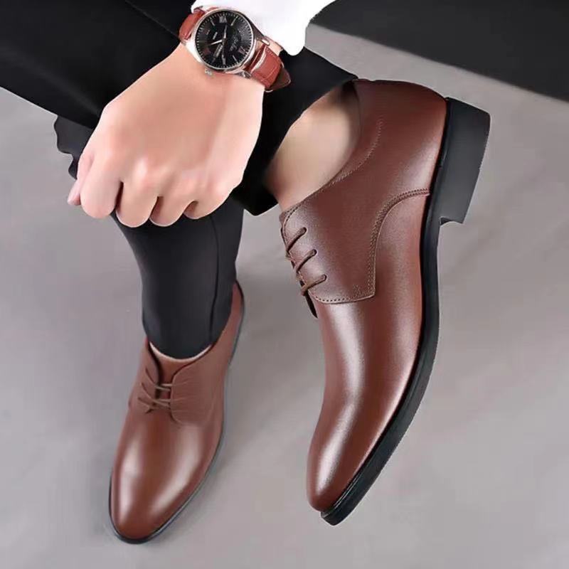Men&#39;s Casual Business Formal Wear Leather Shoes