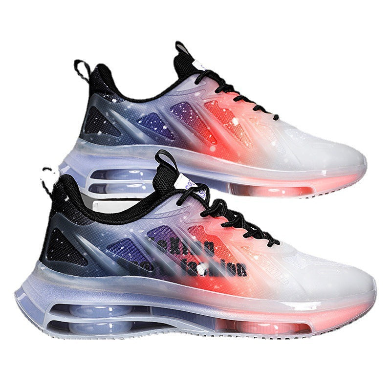 New Trendy All-match Sports And Leisure Running Men&#39;s Heightened Daddy Shoes