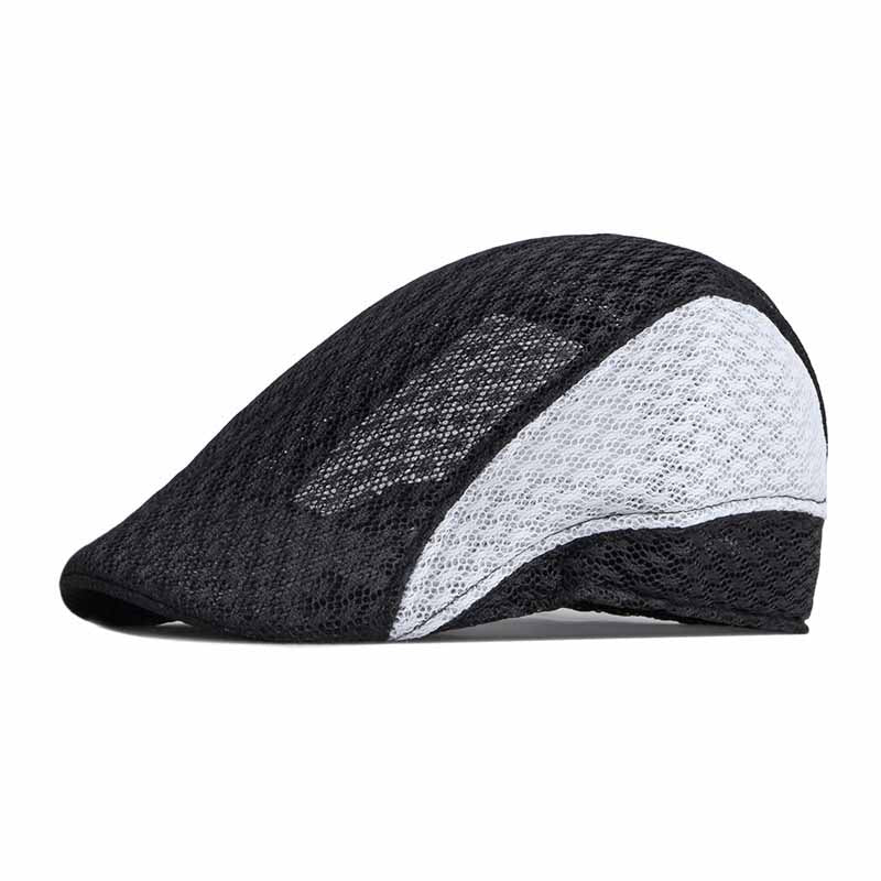 Fashionable And Simple Men&#39;s Hollow Mesh Polyester Cap