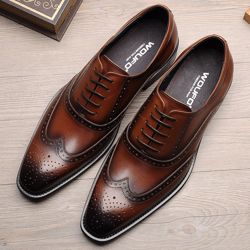 Vintage British Men&#39;s Business Dress Shoes