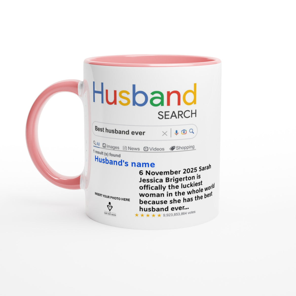 Personalized Husband Google Search Mug