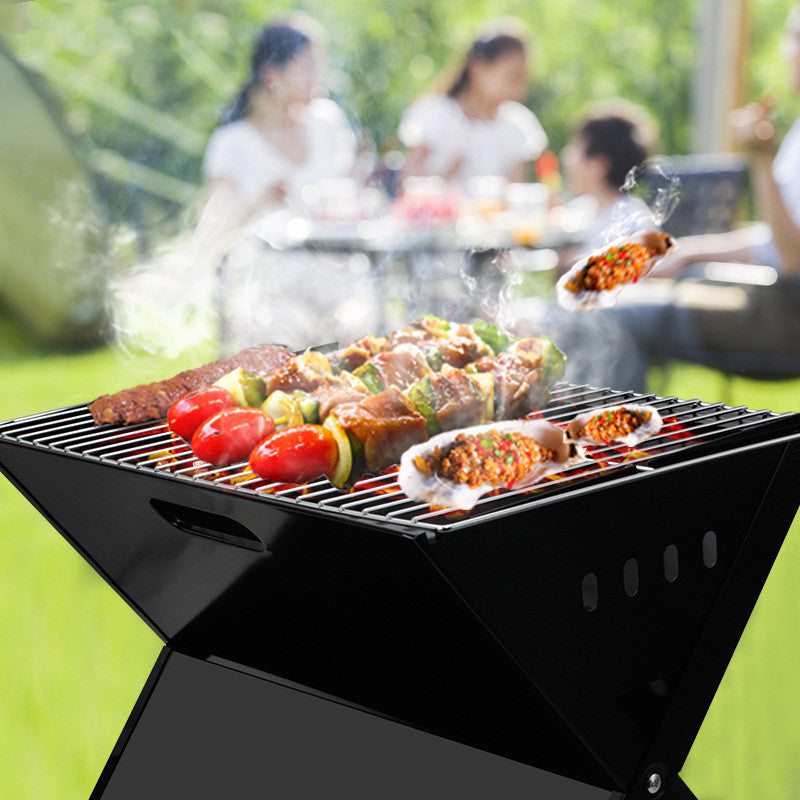 Simple Balcony BBQ Tools Outdoor X-Type Single