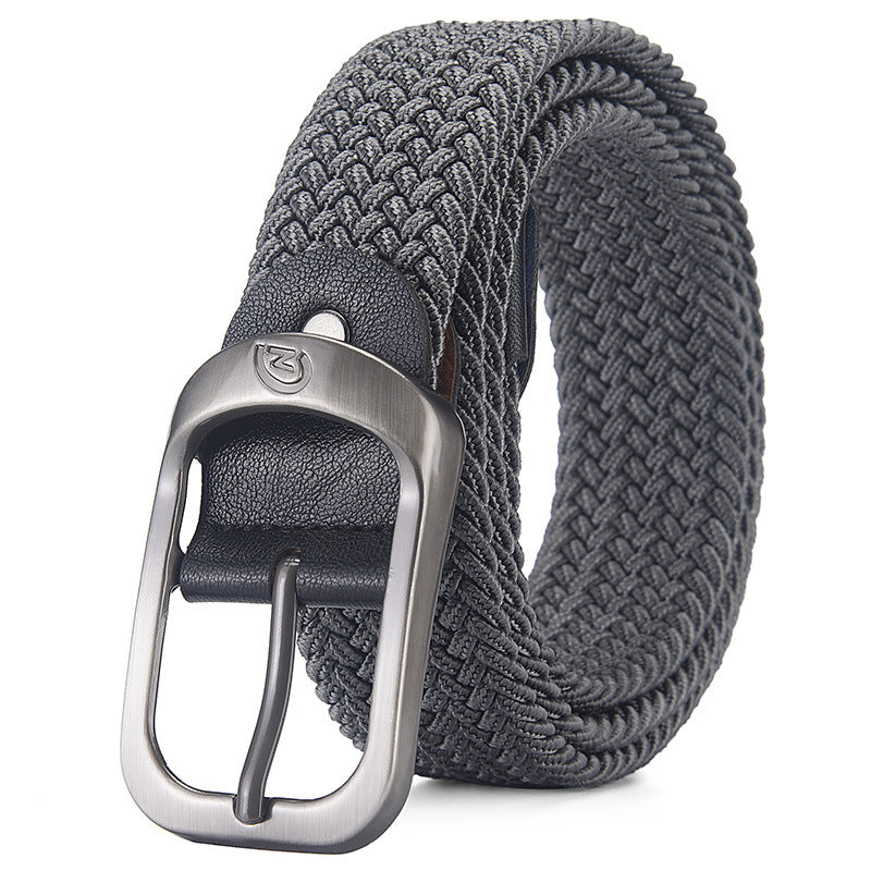 Fashion Casual New Style Men&#39;s Toothless Buckle Belt