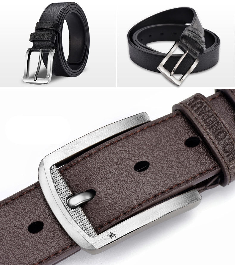 Korean Style Men&#39;s Casual Belt With Pin Buckle