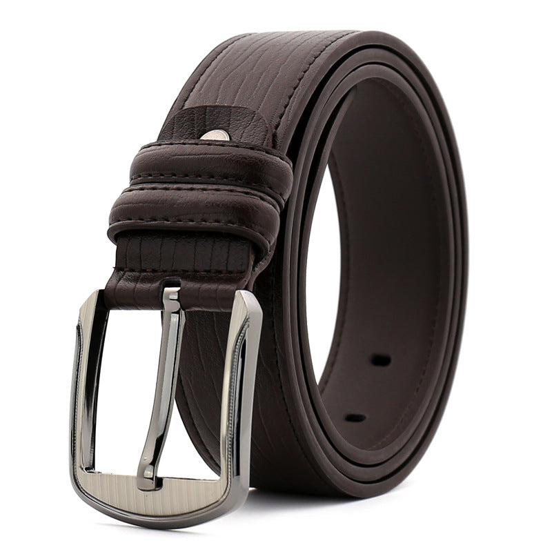 Men&#39;s Casual Pin Buckle Leather Belt