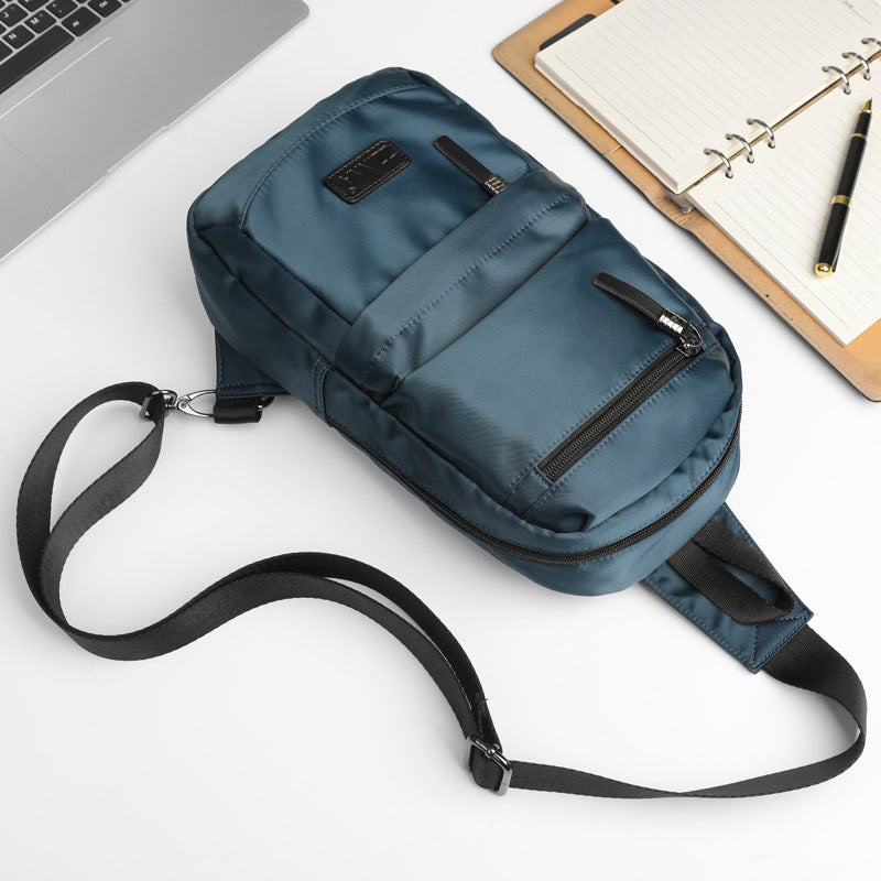 Men&#39;s Shoulder Messenger Bag Fashion Brand Chest Bag Canvas Bag