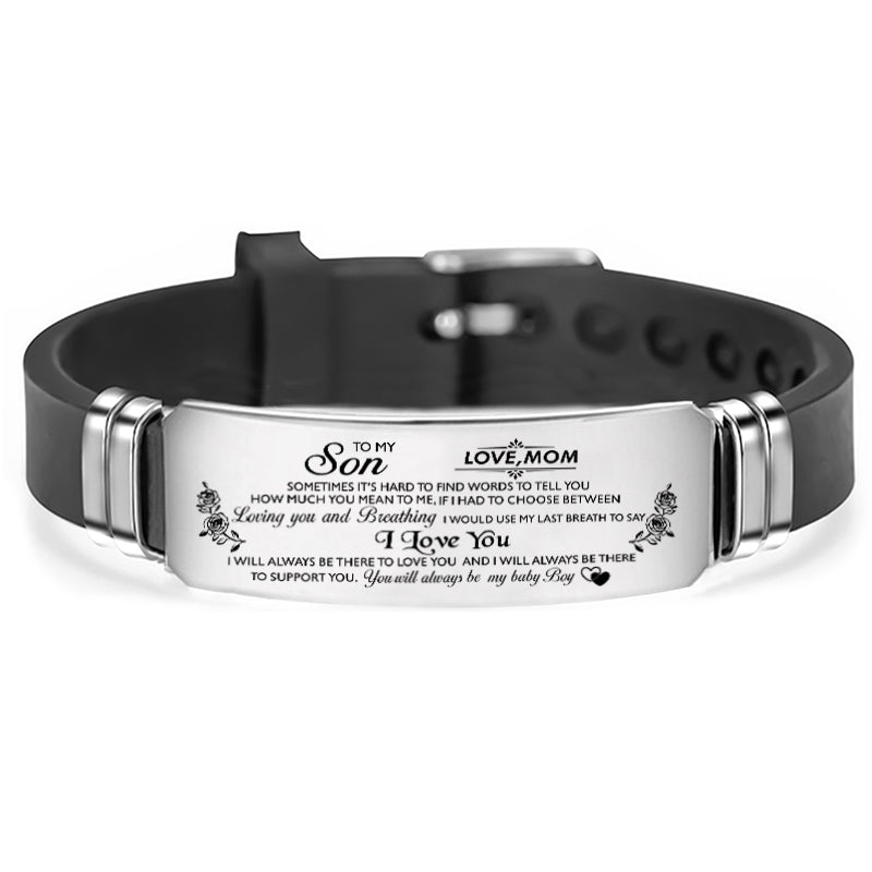 To My Son Daughter Mom Wife Girlfriend Bracelet Wristband