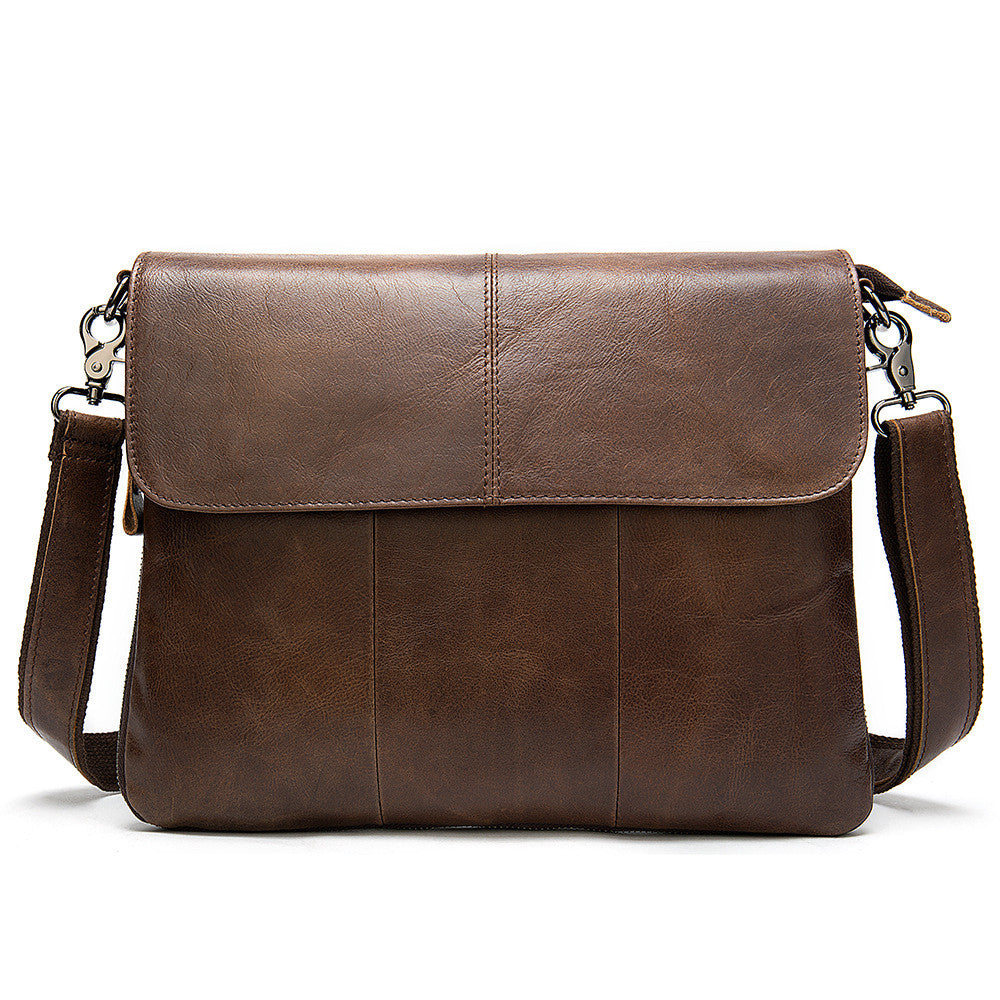 Men&#39;s business flap shoulder bag