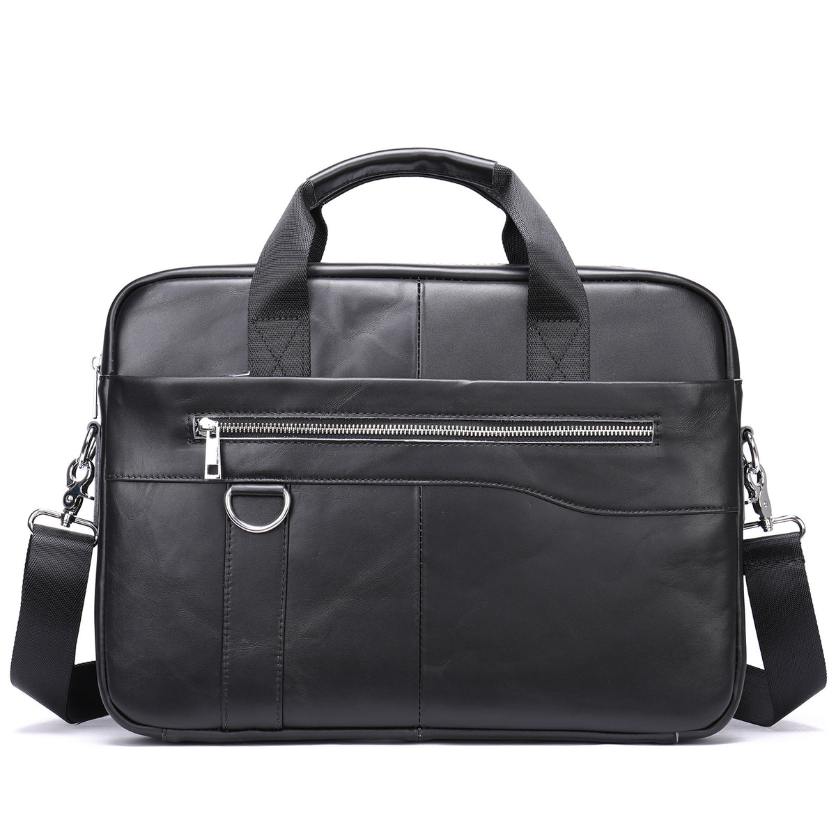 Men&#39;s Portable Briefcase Simple Diagonal Shoulder
