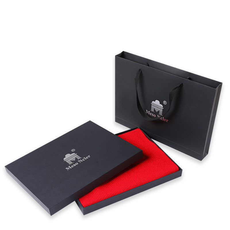 Pure Wool Men&#39;s Scarf All-match Knitting