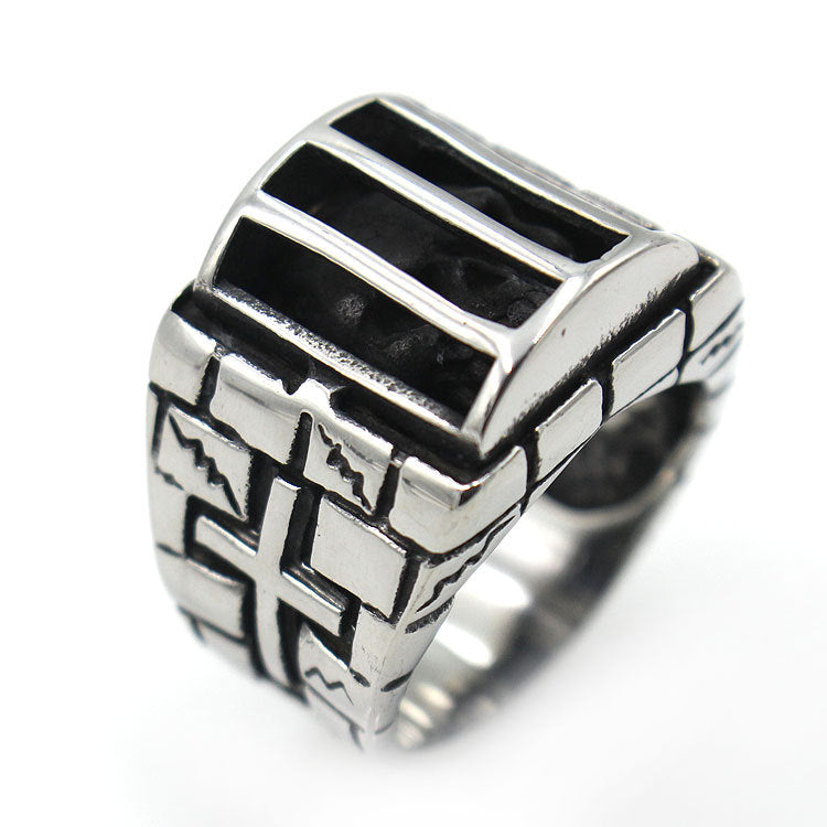 Titanium steel ghost head cross ring