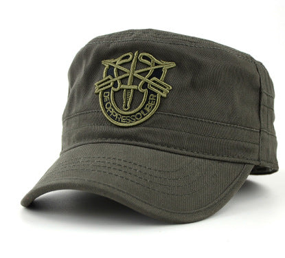 Camouflage military cap flat hat