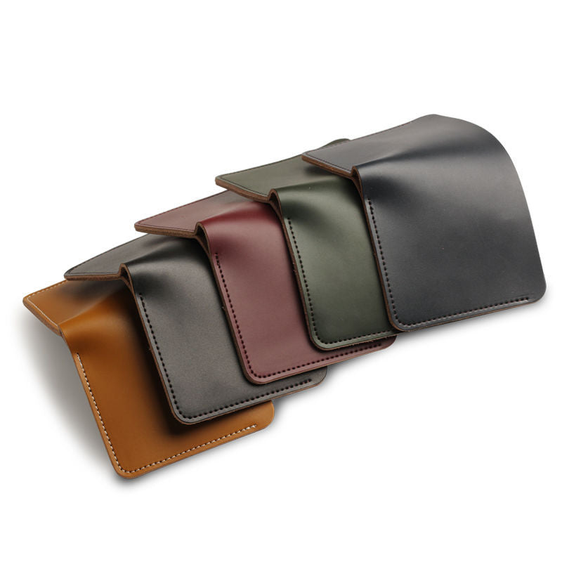 Men&#39;s Short Two-layer Leather Wallet