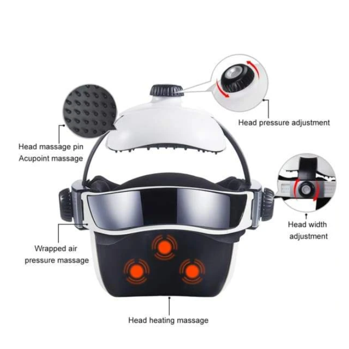 4 in 1 Neck &amp; Head Massage Helmet