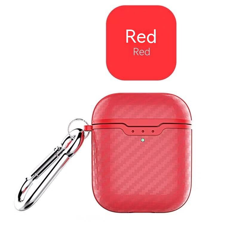 Bluetooth Second Generation Carbon Fiber Pattern Fashion Earphone Sleeves