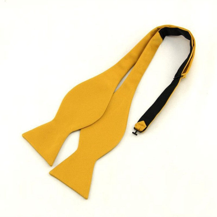 Men&#39;s Wedding Flat Head Tie 5 Cm Monochrome Streamer