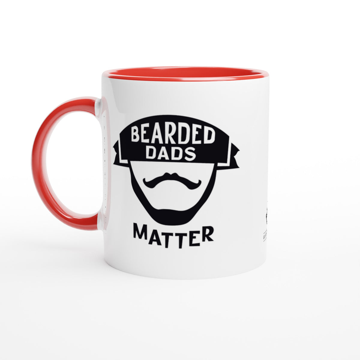 White 11oz Ceramic Mug with Color Inside