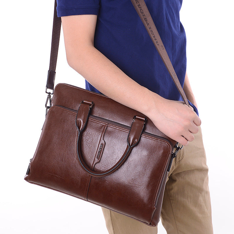 Fashion New Men&#39;s Portable Messenger Bag