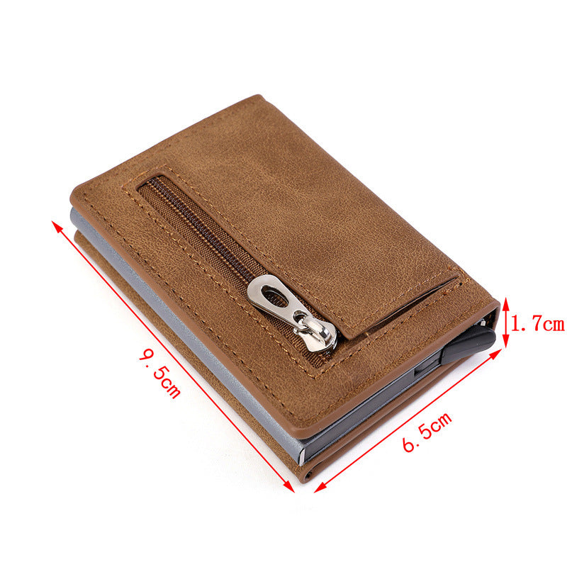 Fashion Multi-function Seven-character Pull Small Wallet