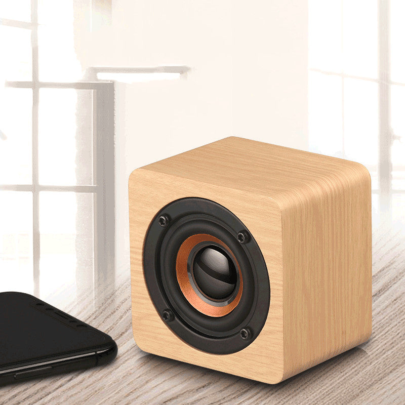 Wooden Mini Portable Wireless Bluetooth Speaker
