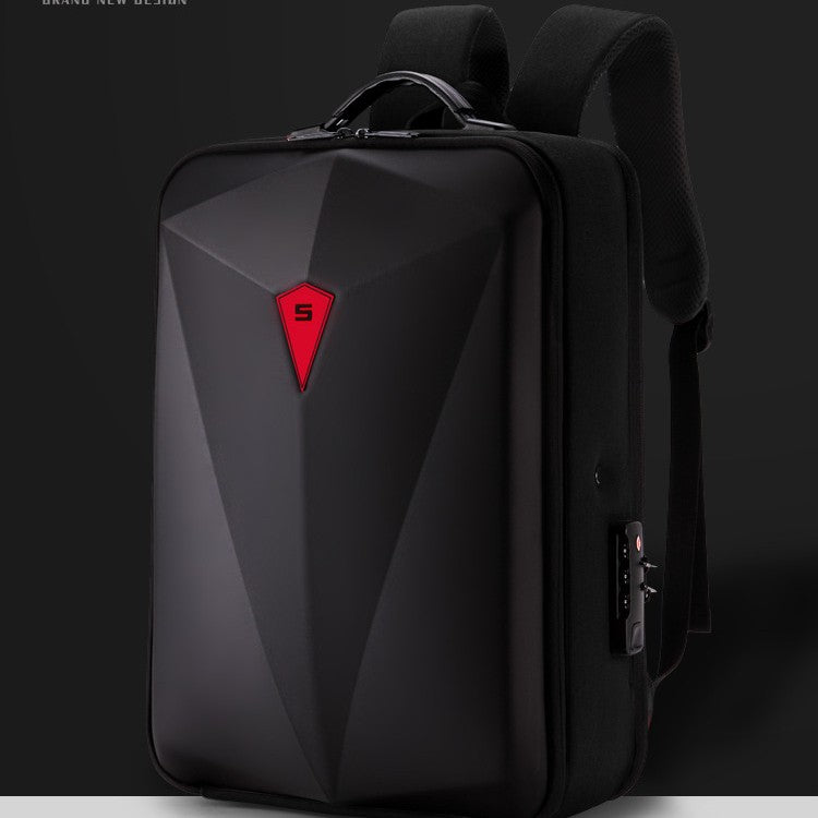 Alloy Frame Hard Shell Setting Men&#39;s Backpack